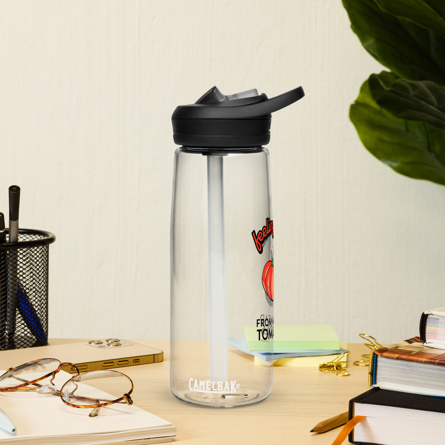 "Feeling Good" Tomato Water Bottle, 25 oz